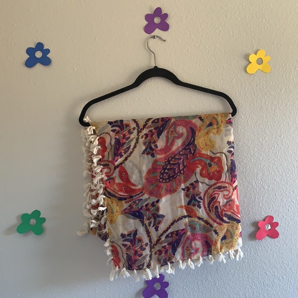 Polyester Multi-colored Scarf - Picture 5 of 6